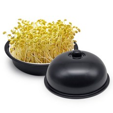 벌크 원형 콩나물 재배기 블랙 새싹 재배기 콩나물 기르기79m7+5RGR