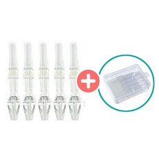 소아21 석션팁 콧물흡입기 노즈팁 코뻥 노시부호환 (1~5호) [ +투명 보관케이스 ], 5개, 2호(유아)