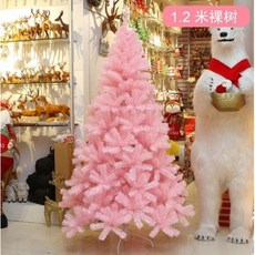 耶誕裝飾 聖誕樹 粉色櫻花聖誕樹套餐 加密樹枝 送聖誕帽LED彩燈 節慶裝飾1.5米/1.8米/2.1米耶誕樹, 粉色櫻花120CM裸樹