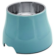 리치독스 반려동물 스텐 프리미엄 높이 식기 L, 블루, 1개
