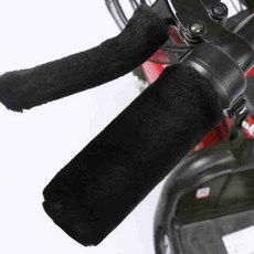 오토바이 핸들 방한 커버 블랙 핸들털커버