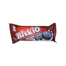 Biskio 夾心餅乾 香草味 巧克力味 草莓味 26g 零食, 1個
