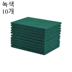 강력 다목적 패드 수세미 중형, 10개