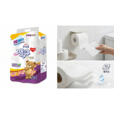 화장지 국산펄프 길이15m이상 두께15g이상 높이95이상 선물 3겹30롤 정직한 깔끔한, 1박스