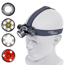 제로빔 H22 올인원 헤드랜턴 모션센서 LED 충전식 낚시 해루질 등산, 1개, 배터리 포함 세트