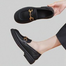 스타앤코 발편한 여성 로퍼 3cm 가죽