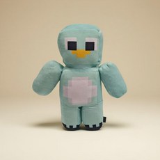 Milo and Chip 玩偶 毛絨玩具 遊戲周邊, 1個, 青色印花方塊人25釐米125克,普通包裝