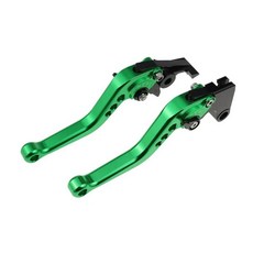 오토바이 브레이크 클러치 레버 조정 핸들 세트에 적합, 12. 147mm green, 기본