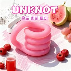 무지개 온도 변화 트위스트 놀이 어린이 트위스트 놀이 투명 변형 트위스트 줄 지능 개발 스트레스 해소 놀이, 온도 변화 트위스터 복숭아 우롱