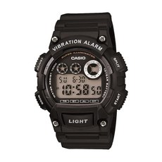 ECLATIS Casio 남성 슈퍼 일루미네이터 시계 블랙 W735H-8AVCF 303823