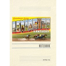 (영문도서) Vintage Lined Notebook Greetings from Lexington Kentucky Paperback, Found Image Press, English, 9798385418268