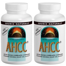 SOURCE NATURALS AHCC&胡椒鹼膠囊 500mg, 60顆, 2罐