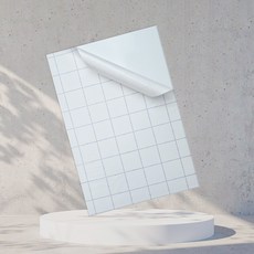 단면 접착 백색 우드락 원단보드 5T 610x910mm, 1장, 5mm