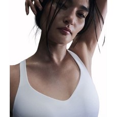 나이키 인디 하이 서포트 패드 어저스터블 스포츠 브라 W - 화이트 스톤 모브 FD1069-100