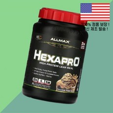 올맥스 헥사프로 고단백 린 밀 초콜릿 땅콩버터 2파운드 907g Hexapro High Protein Lean Meal Chocolate Peanut Butter 2lbs