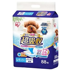 IRIS OHYAMA 愛麗思歐雅瑪 超吸收寵物尿布墊 一般型, 1個, 88入