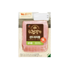 CJ 더건강한 샌드위치햄(생식용) 90g, 22개