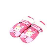 momo FRIENDS Laura Ally 大絲帶滑雪手套幼兒兒童女孩冬季冬季手套