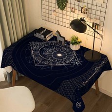 별자리 타로매트 마술 스프레드천 카드 식탁보 테이블 보 천, B Type