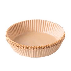 Good Lab 氣炸鍋吸油烘培紙 食品級烘培紙 氣炸鍋烤紙 圓形烘培紙 烘培紙 氣炸鍋紙 烤箱紙, 1個, 小 原木色烘培紙（W0026）