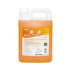 폼숍 3.75L 말표 거품비누 핸드워시 손세정제 손비누 핸드솝 핸디솝, 1개