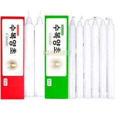 수복양초 2P 6P 기도 소원 제사 촛불 소원초 밀초 양초, 수복양초2P, 1세트