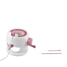 뜨개질 편직기 기계 울 와인더 실걸이 미니 니팅 머신, 22바늘뜨개질기+2뭉치, 1개