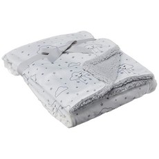 Hudson 남여아 공용 밍크 셰프라 담요 그레이 클라우즈, Hudson 남여아 공용 밍크 셰프라 담요 그레이 클라