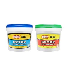 修補木材/石膏板/矽酸鈣板接縫 RC裂縫補強 多功能AB膠, 1個, 環氧樹脂AB膠 (兩罐1組 2KG)