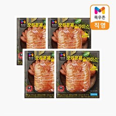 목우촌 오메가3 오리훈제 슬라이스 180g 4개, 목우촌 오메가3 오리훈제 슬라이스 180g, 4개