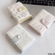 台灣出貨 錢包 短夾 可愛學生三折短款錢包時尚女士短款三折ins風小錢包