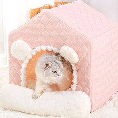 쇼피고 반려동물 사계절 하우스, 1개, 핑크