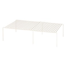 아워리빙 길이조절 접시 정리대, 1개, 화이트