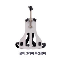등받이형 양산 그늘막 햇빛가리개 자외선 어깨 레드, 1개, 실버그레이 프레임