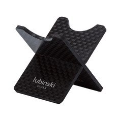 LUBINSKI 雪茄支架 雪茄托架 禮盒裝 雪茄煙託 雪茄工具 雪茄配件 台灣公司貨, 1個, 碳纖維