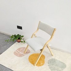 가정용 고급 접이식, 1인용, 오프화이트