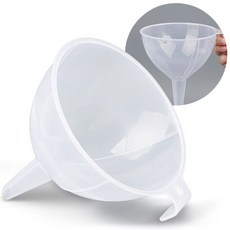 투명 원형 깔대기 대형 주방 플라스틱깔대기 des*940Zj, 대, 대, 1개