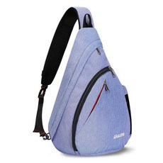 OutdoorMaster 슬링 백 하이킹 데이팩 크로스바디 숄더 체스트 어반 아웃도어 여행 백팩 여성 및 남성용 라이트 퍼플144798, 라이트 퍼플