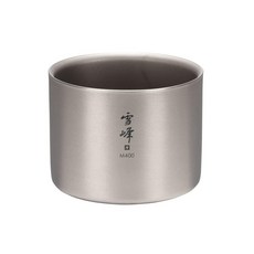 미국출고 평점4.5+ 206338 Snow Peak 티타늄 이중 벽 스태킹 머그 M400 그레이 초경량 일본 머그 캠핑 및 실외용 깊이 9.4cm(3.75인치) 높이 7, 미국출고 평점4.5+ 206338 Snow Peak 티