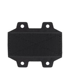 후크 루프 브리지 전술 모듈형 홀스터 어댑터 경량 장착 후면 패널 투피스 배틀 벨트, 1개, 2. Black