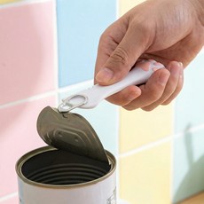 생활구역 고양이 사료 캔 오프너 도구 강아지 캔따개 깡통따개 통조림 캔따는도구 다용도 캔오프너, 오렌지, 1개, ONE 색상