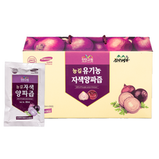 유기농 직접 재배 100 자색 양파즙 80ml 30개입 1개, 30개