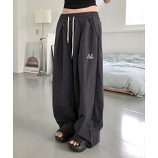 MUCENT 아리온 핀턱 와이드 밴딩 팬츠 남녀공용 (2컬러)