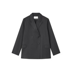 가니 캘린더 더블 브레스티드 블레이저