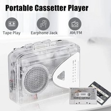 휴대용 하이파이 USB 전원 카세트 테이프 플레이어 레트로 드라이브 AM FM 라디오 기능 워크맨 음악 애호가, 한개옵션0