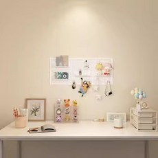 철제 선반걸이 파티션 걸이대 랙 벽걸이 타공판 100x30cm-밤하늘 보드 메쉬망 블랙, 1개, AH. 아이보리 100x35cm