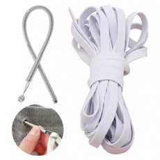 모브드 바지 고무줄 밴드 끼우개 5mm x 10M, 1개, 화이트