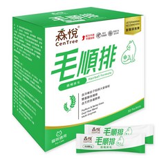 CenTree 森悅 毛順排 貓用排毛粉 1gx30包入 膳食纖維配方, 1個, 單盒