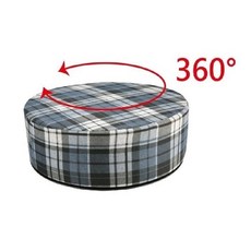 【海夫健康生活館】RH-HEF 高型座墊 通用型 辦公椅用 家用 車用 和室用360度旋轉坐墊