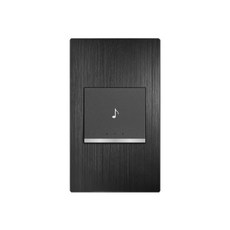 JYE中一 月光摩登黑 電鈴押扣 JY-N5561-MRB, 1個, 直式